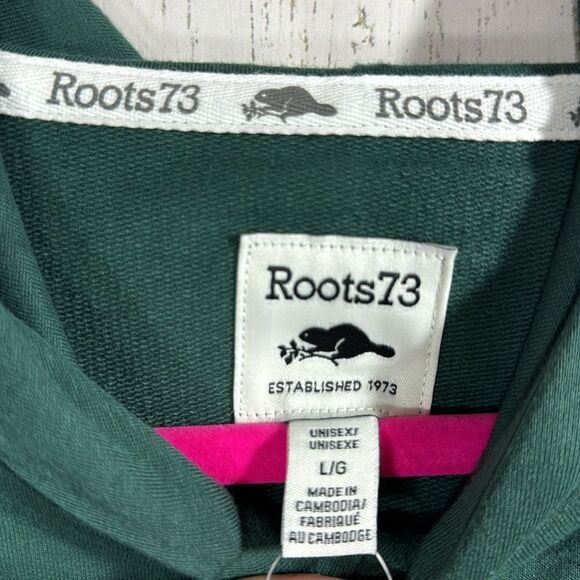 Roots73 Rome Records Graphic Hoodie Green Unisex Size L Retro Streetwear - Picture 9 of 15